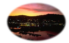 Beautiful Wellington Harbour at Night